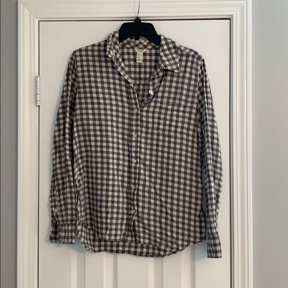 Buffalo check button down